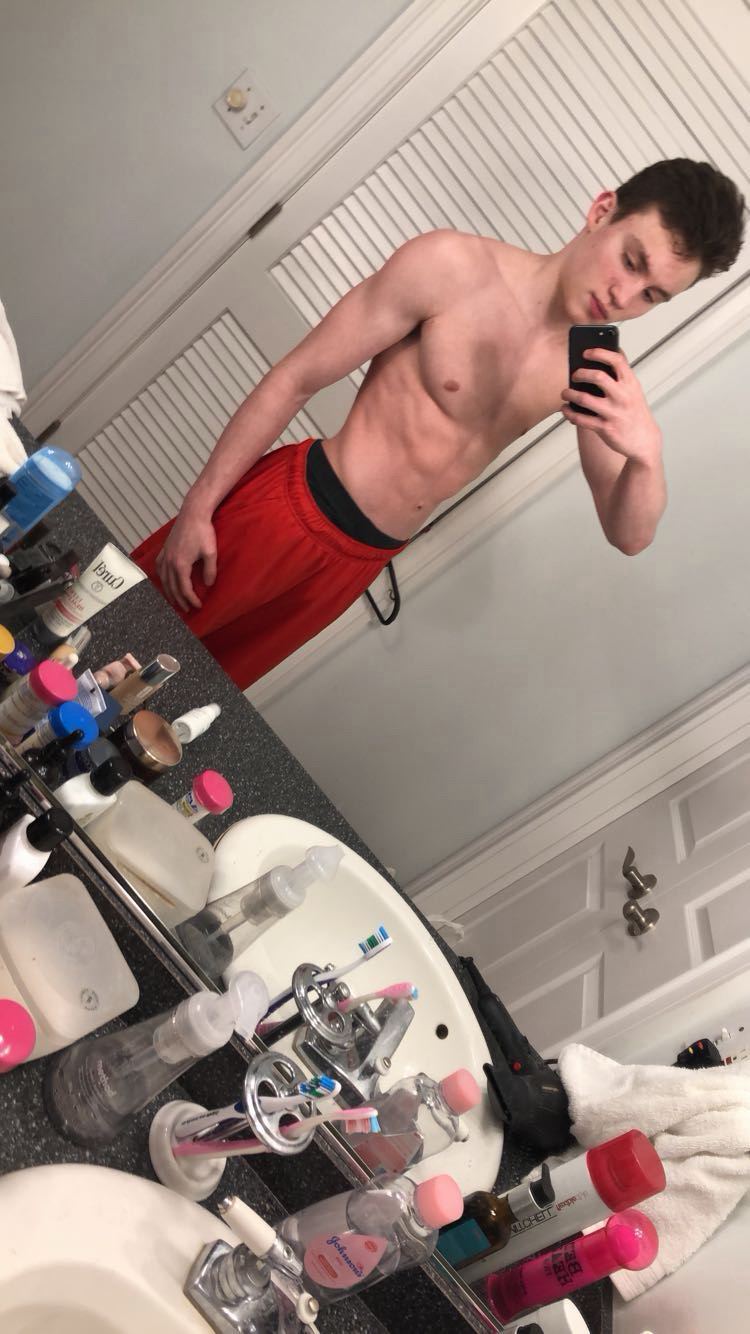 Aaron Smith at 18, before his transformation